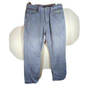 Coogi Mens Gray Casual Denim Bootcut Jeans Size 36 x 34